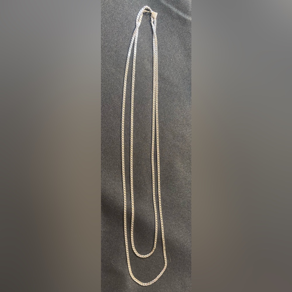 Elegant Silver Chain Necklace